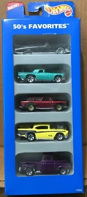 {De colección} Paquete de regalo favorito de Mattel Hot Wheels 1995 años 50 #15068 Foto 1 de 4