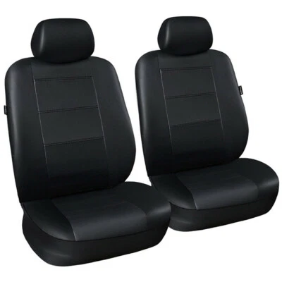 Fundas de asiento de coche protector de cojín de silla delantera para asientos de cubo estándar 2 asientos   Foto 1 de 4