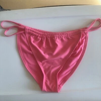 Traje de baño inferior de bikini túnel doble correa No Boundaries para mujer talla XL rosa Foto 1 de 4