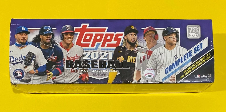 2021 TOPPS BASEBALL CARDS COMPLETE SET 5 RC VARIATION Factory
