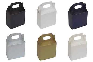 Pearlescent Gable Wedding / Party Favour Boxes, Choose Colour - Choose QTY - Picture 1 of 6
