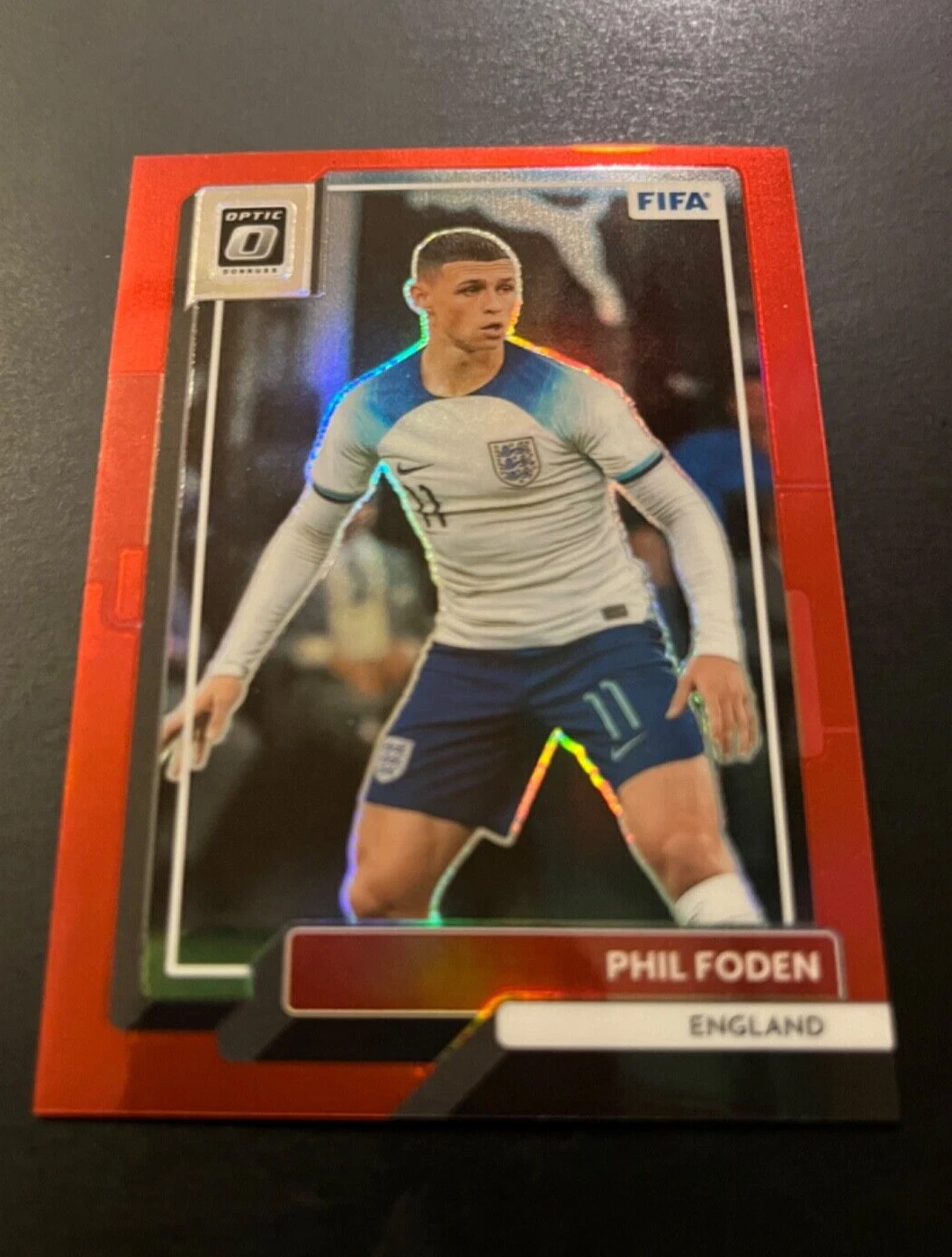 Phil Foden 2022-23 Donruss Optic #30 Red /165