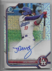 2022 Bowman Chrome 1st Bowman Mojo Prizm Rookie Auto- Jose Ramos LA Dodgers! - Picture 1 of 1