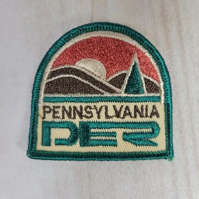 NRA Vintage Pennsylvania DER Park Ranger Enviromental Iron on 2" Patch