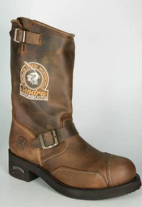 3565 Sendra Ingeniero Steel Mad Dog Tanga Botas Motorista Braun - Imagen 1 de 5