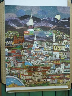 Moonrise Over Santa Barbara, CA - 1000 Piece Jigsaw Puzzle - Image 1 of 4