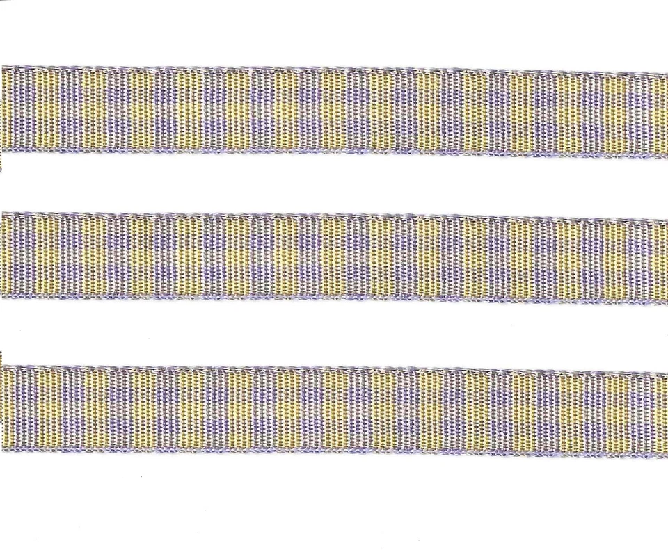 CINTA ESCOCESA A CUADROS 5 YARDAS 3/8" POLIÉSTER GINGHAM ELIGE EL COLOR  Foto 1 de 1