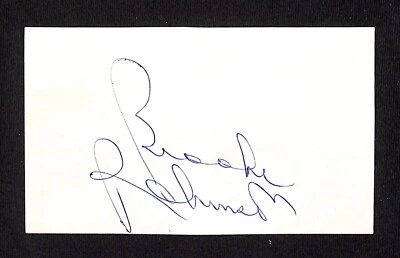 BROOKS ROBINSON ORIOLES AUTOGRAPH AUTO SIGNED 3x5 INDEX CARD JSA COA - Image 1 of 2
