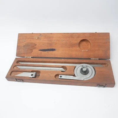 Starrett C364 7" & 12" 0 to 90 Thru 360° Universal Vernier Bevel Protractor - Image 1 of 4