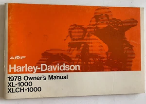 HARLEY-DAVIDSON 1978 OWNERS MANUAL XLH-1000 , XLCH-1000 - Picture 1 of 1