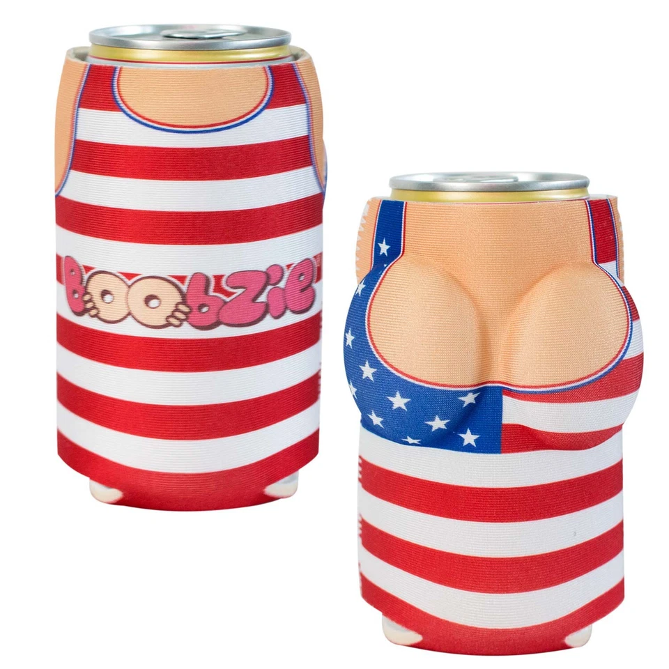 USA All America Betsy Boobzie enfriador de latas de cerveza rojo Foto 1 de 1
