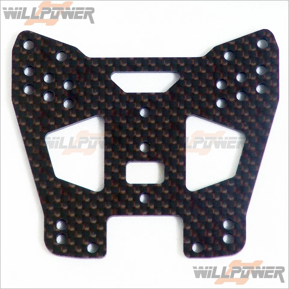 Carbon Rear Shock Tower Damper Stay #11057 (RC-WillPower) HOBAO Hyper 10SC - Image 1 of 1
