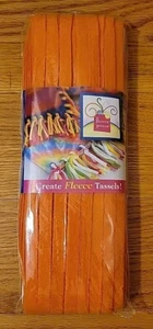 NEW Sealed Fleeces Pieces Create Your Own Tassels .5" X 32 Yds Can Use Like Yarn - Picture 1 of 4