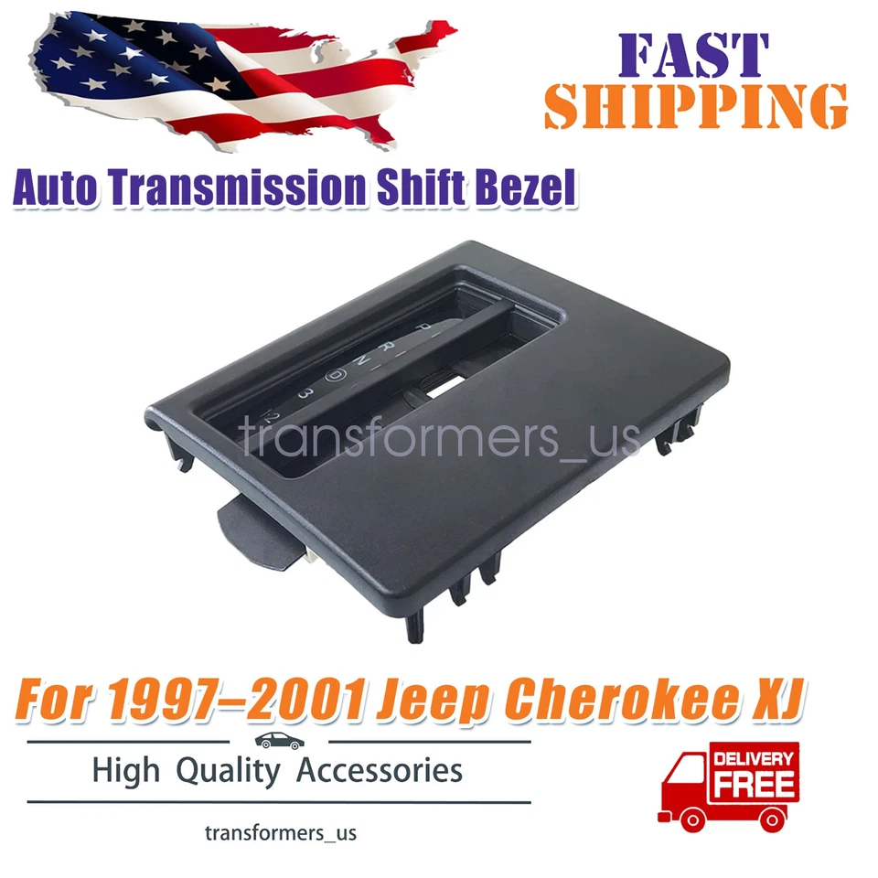 Bisel de cambio de transmisión automática de alta calidad para Jeep Cherokee XJ 1997-2001 Foto 1 de 4