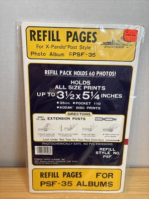 Páginas de recarga Pioneer sin abrir para álbum de fotos estilo post X-Pando #PSF-35 Foto 1 de 4