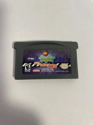 SpongeBob SquarePants Lights Camera (GameBoy Advance GBA) Tested Cleaned Works - Image 1 of 4