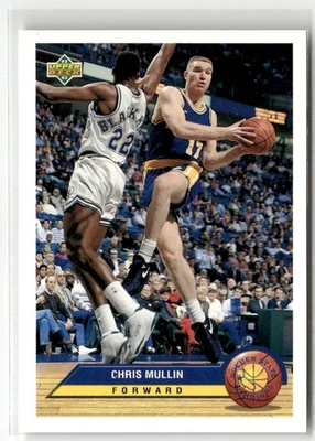 1992-93 UPPER DECK MCDONALD'S #P14 CHRIS MULLIN GOLDEN STATE WARRIORS - Image 1 of 2