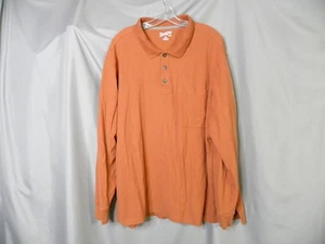 Duluth Trading Relaxed Fit Long Sleeve Polo Shirt Men’s Size XXL Pocket Gussett - Picture 1 of 5