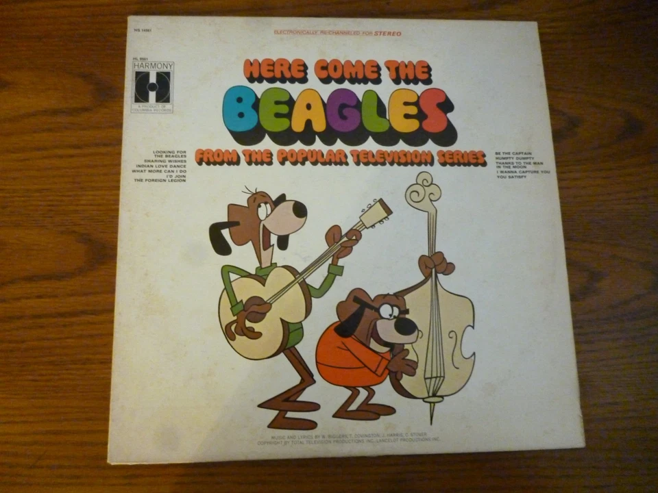The Beagles - Here Come The Beagles LP - Harmony Records HS 14561 - TV show - Image 1 of 3