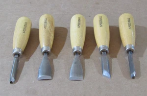 lot 5 Speedball tools wood chisels lathe woodwork - Picture 1 of 6