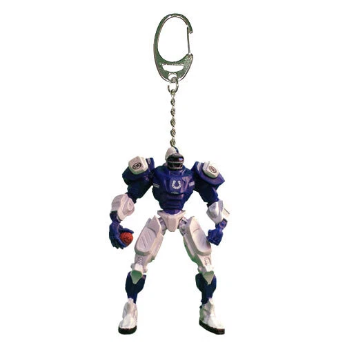 Indianapolis Colts Keychain Fox Robot 3 Inch Mini Cleatus CO - Image 1 of 1