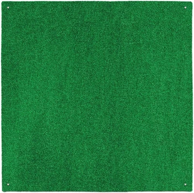 House, Home and More Outdoor Turf Rug - Green - 10 Feet X 10 Feet - Image 1 of 4