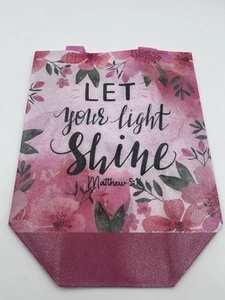 Inspirierende Blumen Geschenk/Tragetasche, Bibel Schrift Zitate wiederverwendbar langlebig - Bild 1 von 2