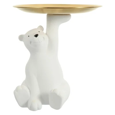Polar Bear Key Storage Tray Decorative Accent for Entryway Table Desk Organiz... - Image 1 of 4