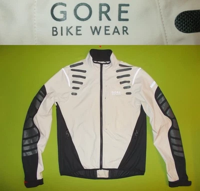 WINDSTOPPER Jacket GORE BIKE WEAR (M) PERFECT !!! CYCLING white - Image 1 of 4
