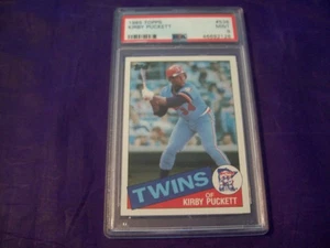1985 TOPPS #536 KIRBY PURCKETT (ROOKIE) PSA 9 - Picture 1 of 2
