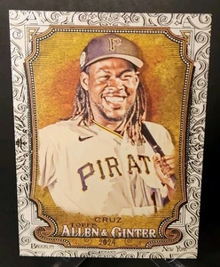 2024 Topps Allen & Ginter - Oneil Cruz Foil Filagree Pittsburgh Pirates Baseball - Picture 1 of 2