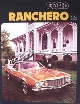 1974 Ford Ranchero брошюра, 500 GT Squire - Изображение 1 из 1