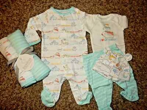 NWT 4 Sizes The Children's Place FARM SAFARI Animal Outfits Sleeper Blankets Set - Picture 1 of 5