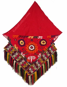 antik orient Usbek Nomaden Suzani Jurten Zierband saye-gosha aus Afghanistan N23 - Picture 1 of 9