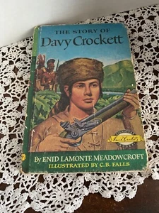 THE STORY OF DAVY CROCKETT BY ENID L. MEADOWCROFT 1952 - Picture 1 of 4