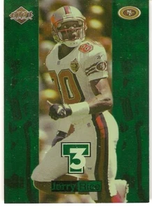 JERRY RICE 1998 COLLECTOR'S EDGE TRIPLE THREAT 14 SAN FRANCISCO 49ERS HOF SP - Picture 1 of 1