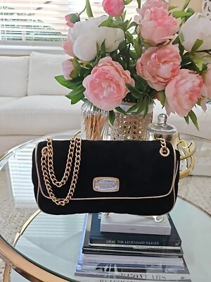 $248 Michael Kors Jet Set Chain  Small Quilted Shoulder Class Flap Bag Black NWT - Image 1 of 4