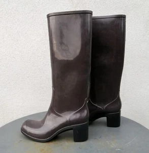 Zendra Gummistiefel mit 6 cm absatz. Gr. 38, neu und ungetragen - Bild 1 von 6