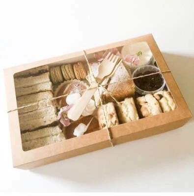 10 x large graze box With Window traybake boxes 323x200x60mm - Image 1 of 2