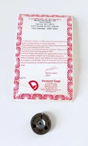 VERMONT GO Thread Ring Gage #4-40 UNC Class 2A GO PD .0950 USA Gauge - Picture 1 of 6