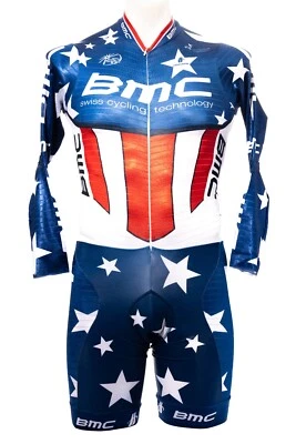 Hincapie BMC Pro Cycling Team USA Champ Long Slv Skinsuit Hombres XS Bicicleta de contrarreloj Foto 1 de 4