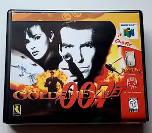 Goldeneye 007 SOLO CUSTODIA Nintendo 64 N64 Box QUALSIASI 4+ SCONTO 20% QUALITÀ A+ - Foto 1 di 5