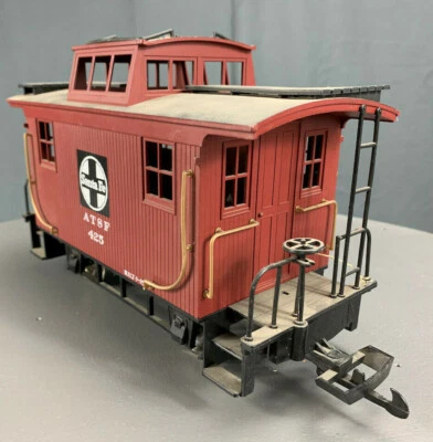 G Scale Bachmann ATSF Bobber Caboose #425 metal wheels G5 - Image 1 of 4