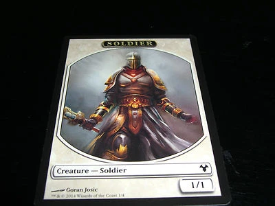 Magic the Gathering: Modern Event Deck - Soldier - Spirit Token [x1] MTG - Image 1 of 2
