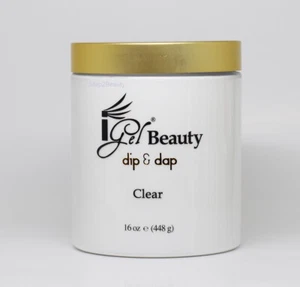 Polvo IGel Beauty Dip & Dap - TRANSPARENTE 16 oz - Imagen 1 de 1