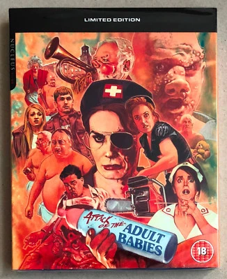 ATTACK OF THE ADULT BABIES * LIMITED EDITION NUMBERED BLU-RAY * 1000 ONLY! * BN! - Image 1 of 4
