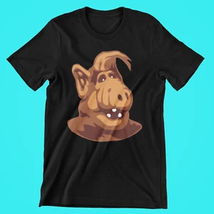 ALF Alien Space Planet Melmac TV Show VTG 80s Premium Blend Graphic T-Shirt - Picture 1 of 29
