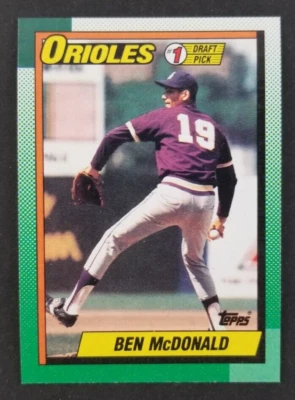 Tarjeta de béisbol Ben McDonald 1990 Topps #774 (nuevo) Foto 1 de 2