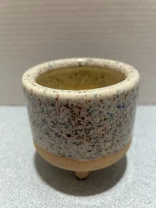Urban Outfitters Liv 3,5"" Fußpflanzgefäß Topf Vase Keramik gesprenkelt - Bild 1 von 6