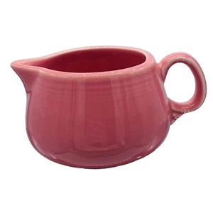 Vintage Fiesta Pink Creamer Rose High Gloss Mini Light Glaze On Handle - Picture 1 of 7